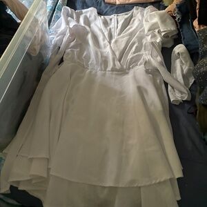 White summer dress